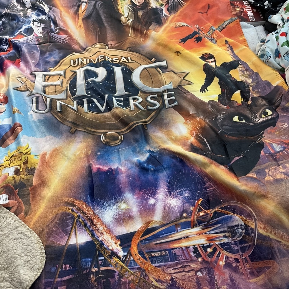 Universal Studios 50"x60" Epic Universe Blanket